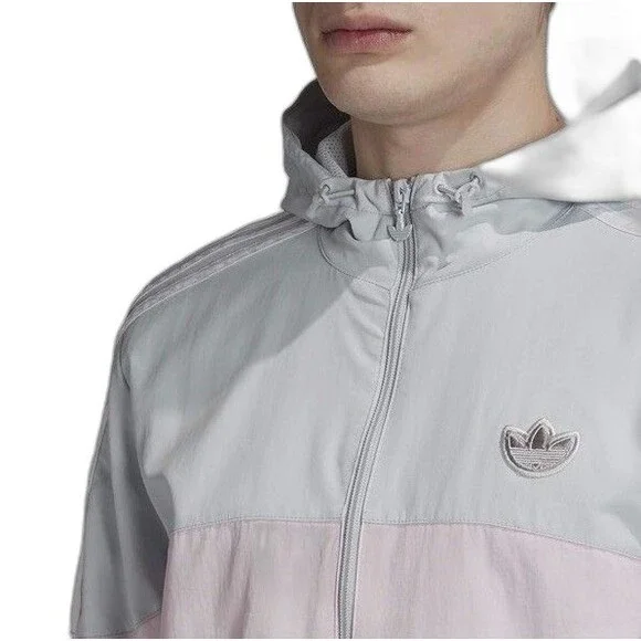 Adidas Originals Bandrix Windbreaker Full-Zip Jacket Men's Size Small Hooded - Picture 4 of 16